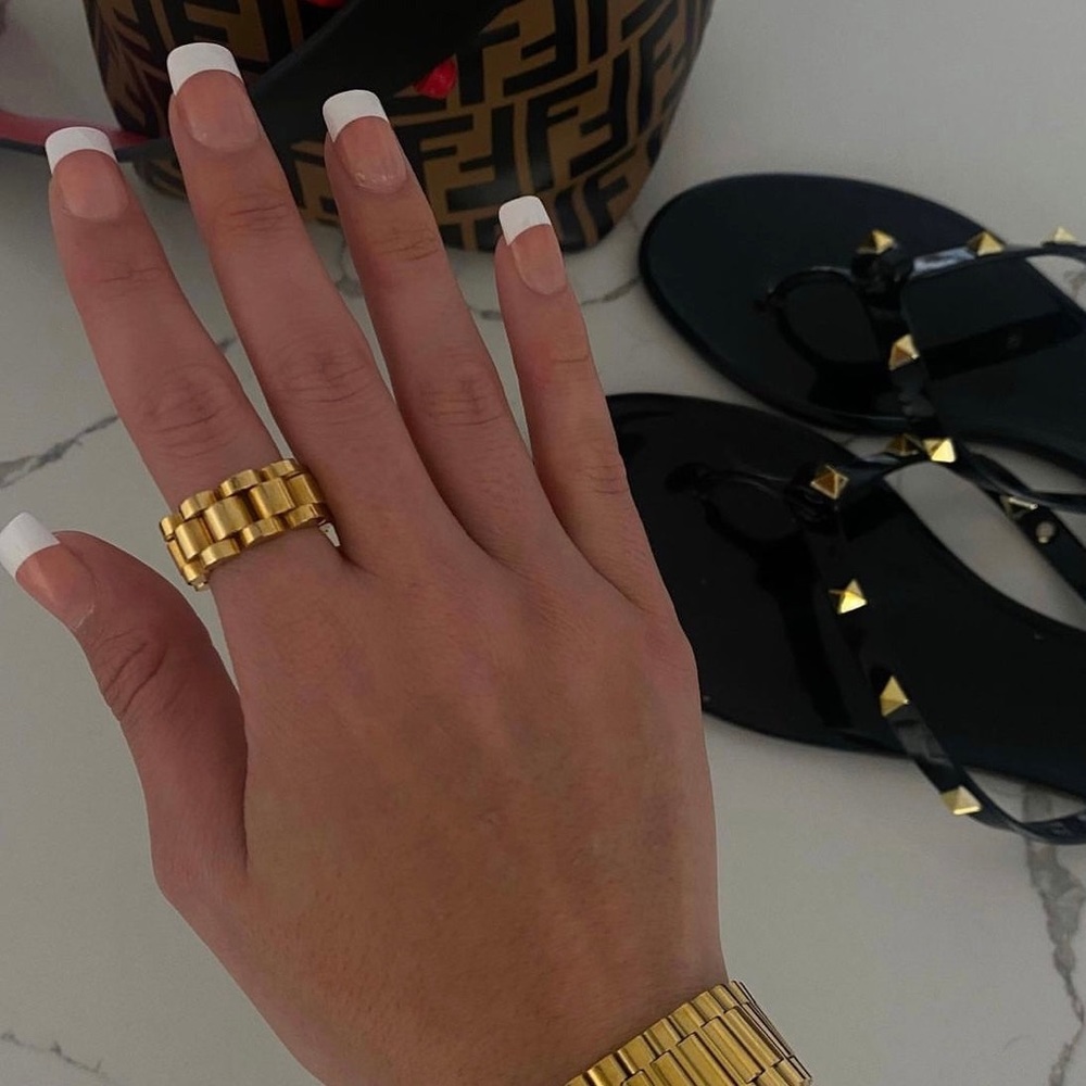 Gold Chain Ring